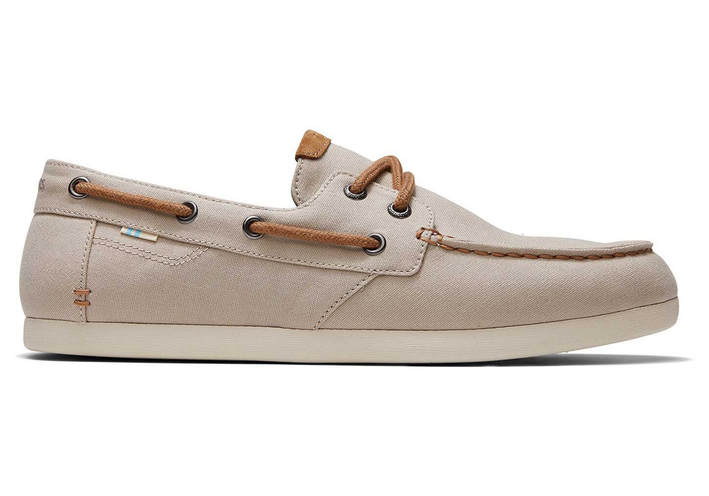 Toms Slip On Męskie Beżowe - Claremont - 53ADFPOKS